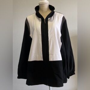 Alfred Dunner Womens Longsleeve Zipdown Jacket - Size 24W - EUC